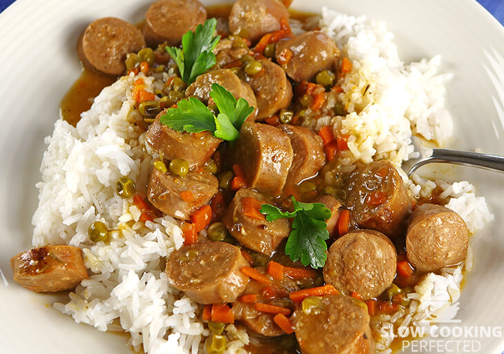 Sausage Casserole with Rice