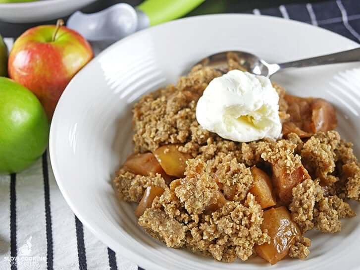 Delicious Slow Cooker Apple Crisp Slow Cooking Perfected   Slow Cooker Apple Crisp V4v2 