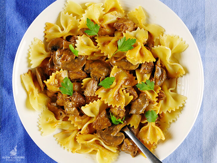 Beef Stroganoff with Pasta