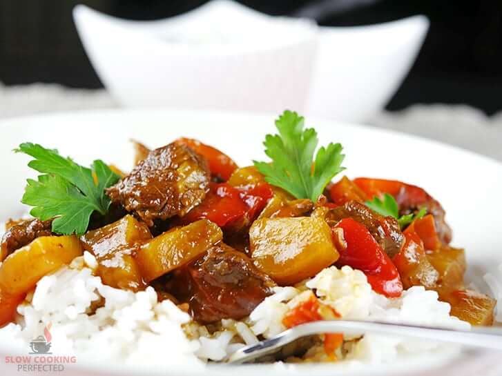 Slow Cooker Sweet and Sour Pork