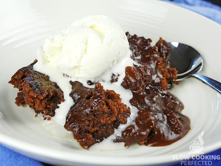 Self-Saucing Chocolate Cake