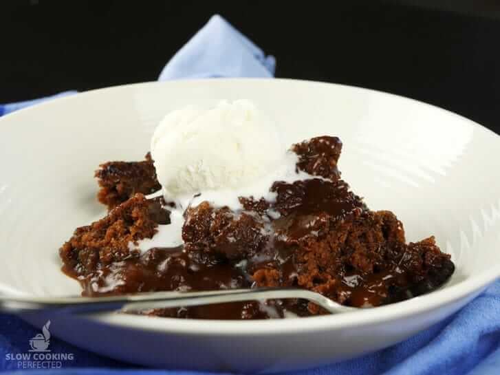 Slow Cooker Chocolate Lava Cake