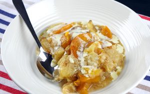 Featured image for Slow Cooker Peach Cobbler