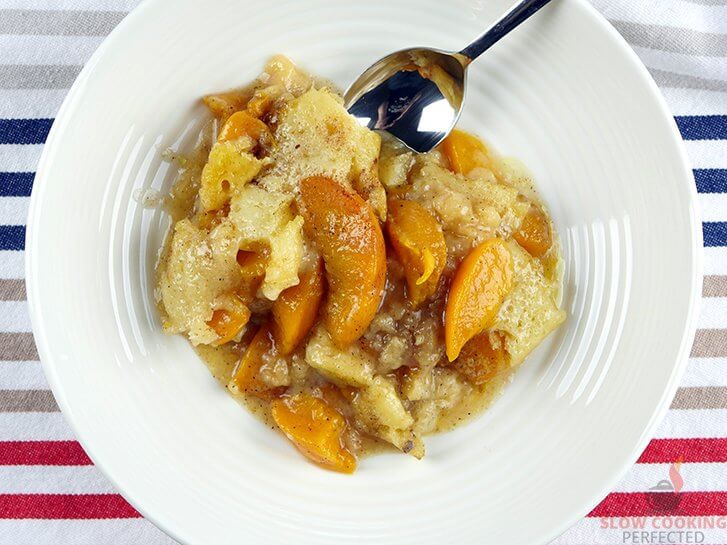 Slow Cooker Peach Cobbler Slow Cooking Perfected