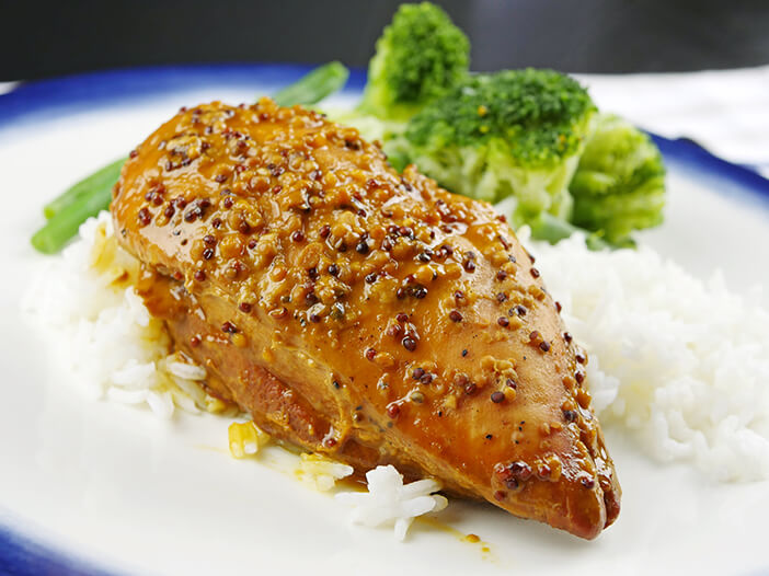 Slow Cooker Honey Mustard Chicken