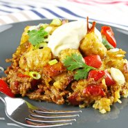 Slow Cooker Tater Tot Casserole