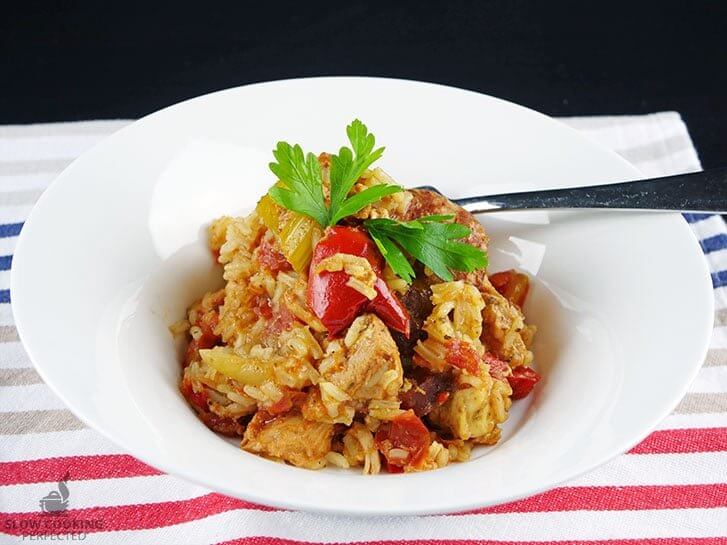 slow cooker jambalaya