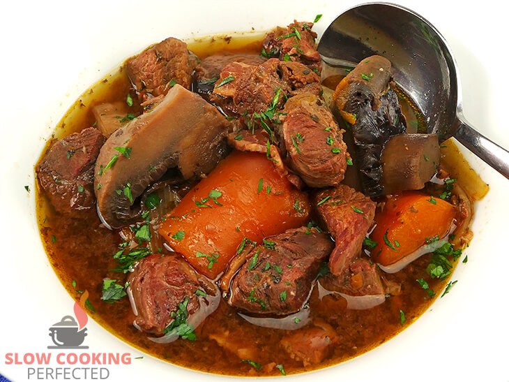Slow-Cooked Beef in Red Wine