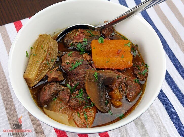 Slow Cooker Beef Bourguignon