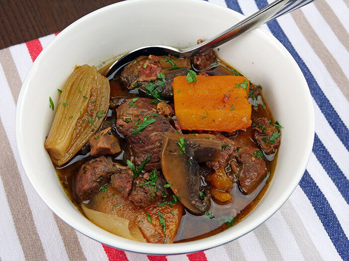 Slow Cooker Beef Bourguignon