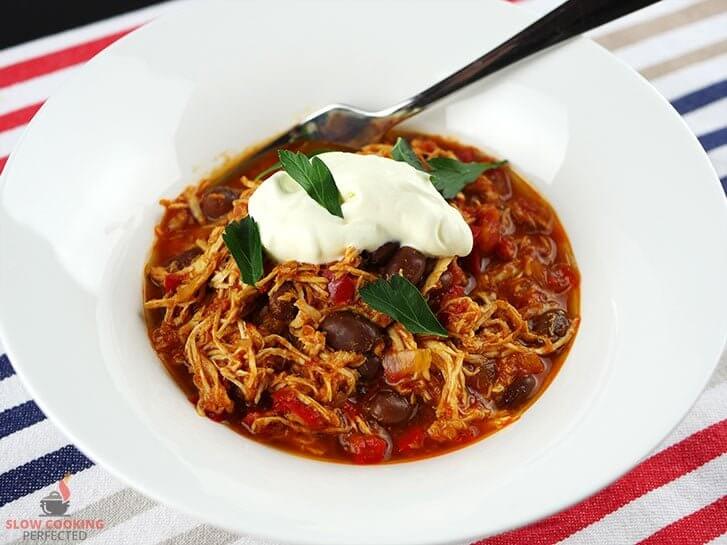 Slow Cooker Chicken Chili