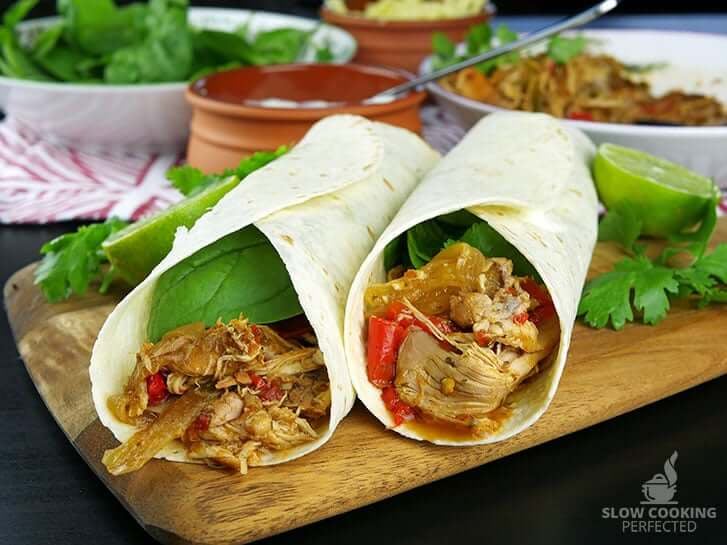 slow cooker chicken fajitas