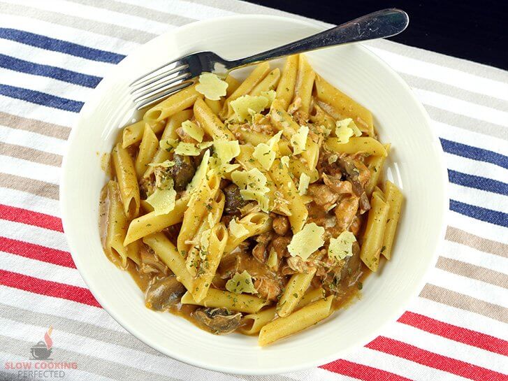 Chicken Stroganoff with Pasta