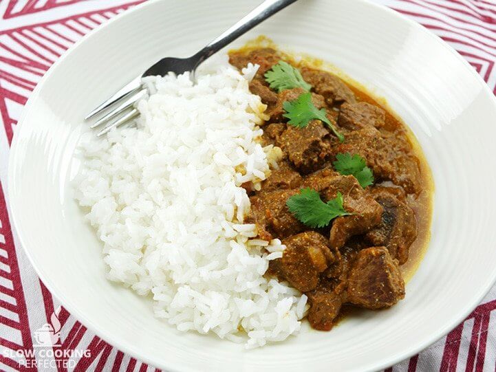 Slow cooker store lamb curry