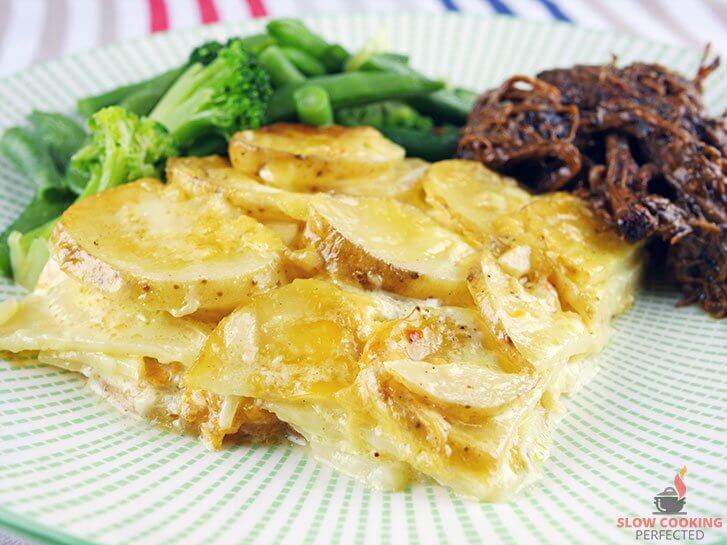 Slow Cooker Scalloped Potatoes with Creamy Cheese Garlic Sauce - An Oregon  Cottage