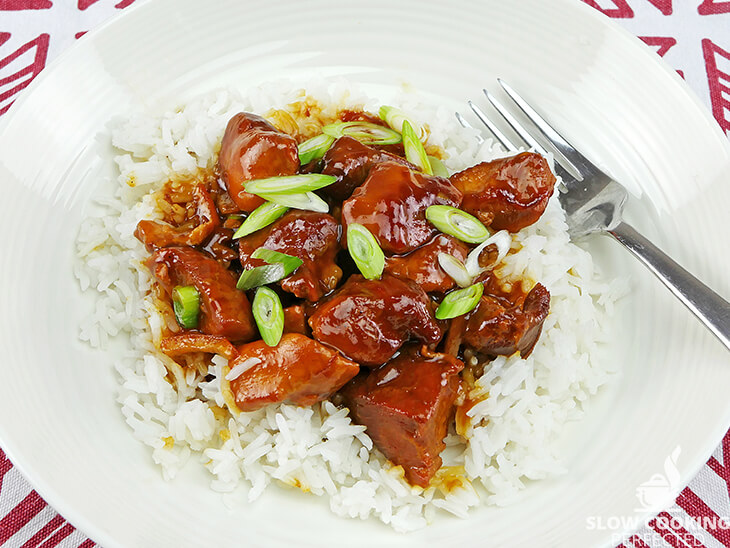 slow cooker orange chicken made with marmalade