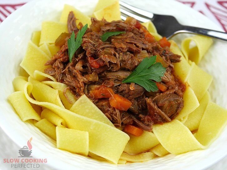 Lamb ragu in the Breville Flavour Maker slow cooker - Claire K Creations