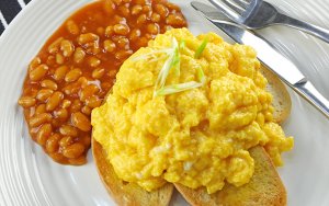 Featured image for Creamy Slow Cooker Scrambled Eggs