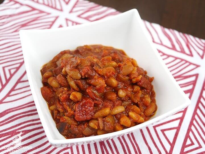 slow cooker baked beans