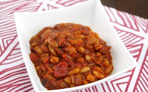 Featured image for Homemade Slow Cooker Baked Beans