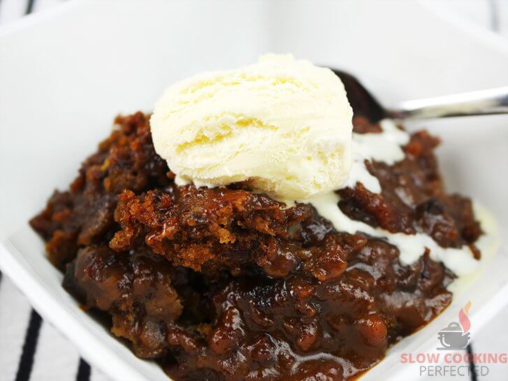 Sticky Date Pudding with ice cream