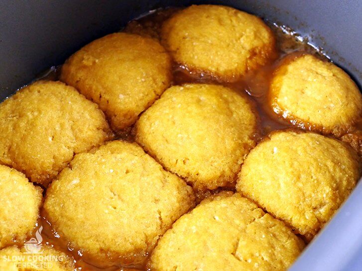 Golden Syrup Dumplings in the slow cooker