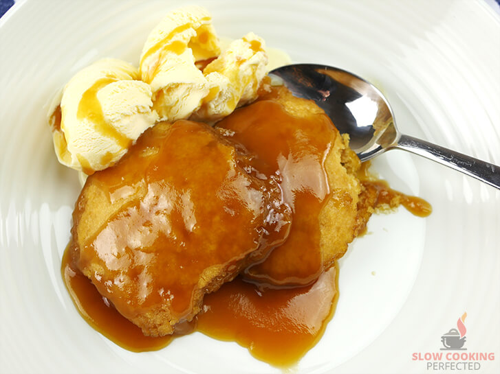 Golden Syrup Dumplings with Ice Cream