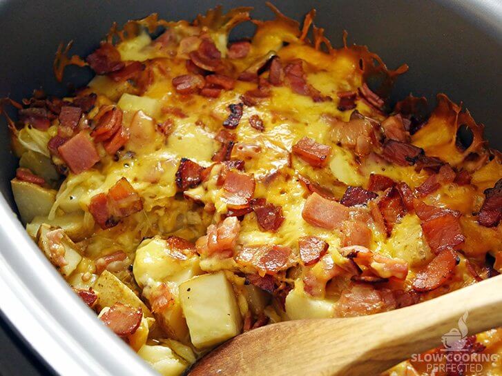 Cheesy Crockpot Potatoes