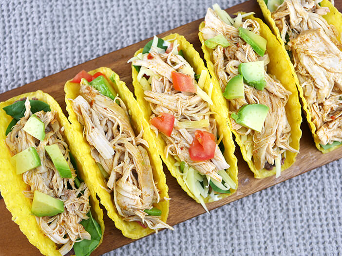 Slow Cooker Chicken Tacos