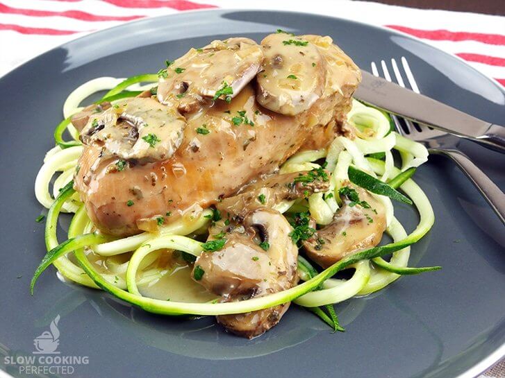 slow cooker chicken marsala