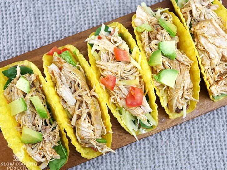 Slow Cooker Chicken Tacos - Slow Cooking Perfected