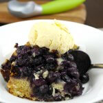 Featured image for Slow Cooker Blueberry Cobbler