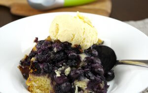 Featured image for Slow Cooker Blueberry Cobbler