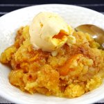 Featured image for Slow Cooker Peach Dump Cake