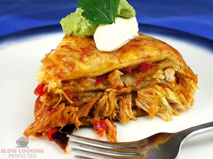 Chicken Enchilada Stack