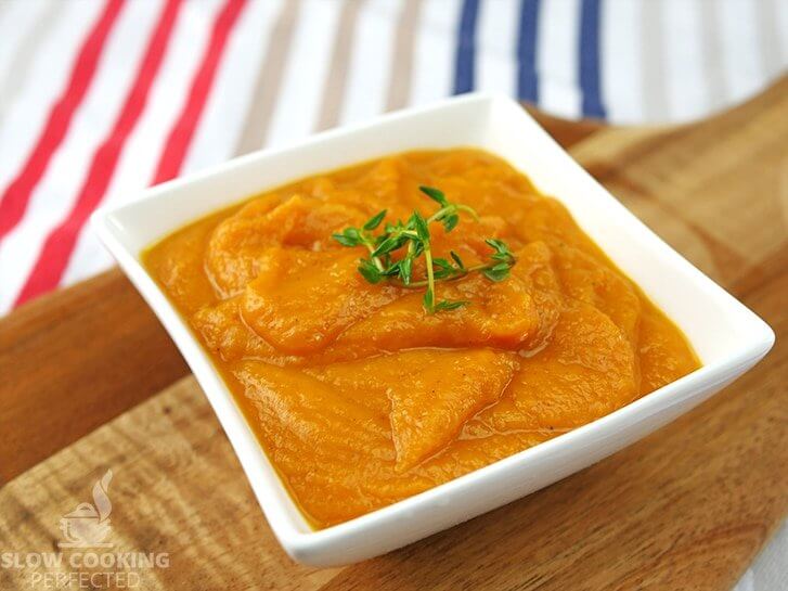 Slow Cooker Mashed Sweet Potato