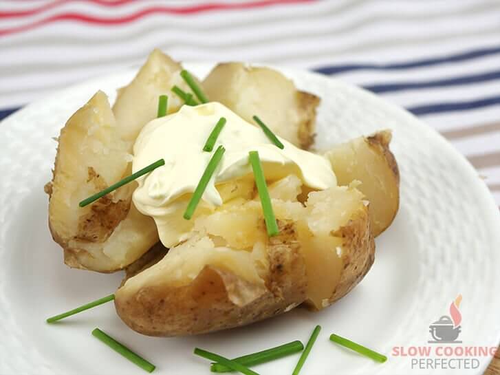 Slow Cooker Jacket Potatoes