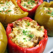 Slow Cooker Stuffed Peppers