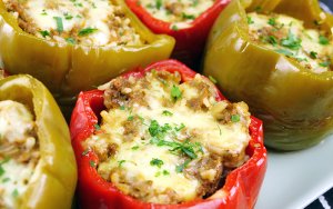 Featured image for Slow Cooker Stuffed Peppers