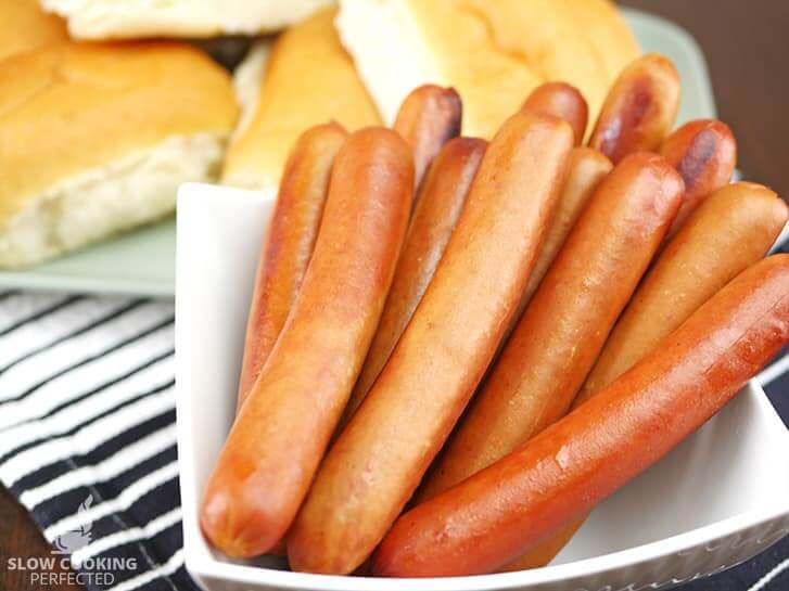 Slow Cooker Hot Dogs