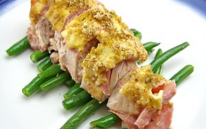 Featured image for Cheesy Slow Cooker Chicken Cordon Bleu
