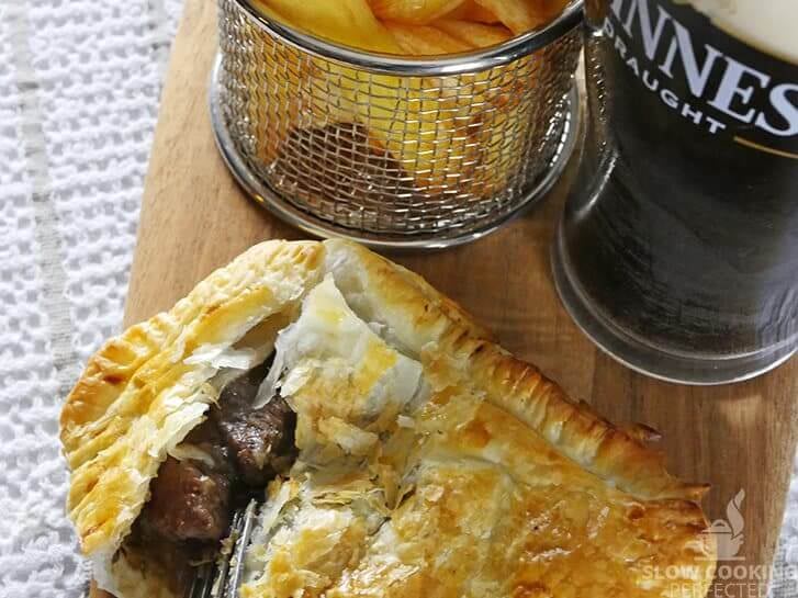 Slow Cooker Beef and Guinness Pie
