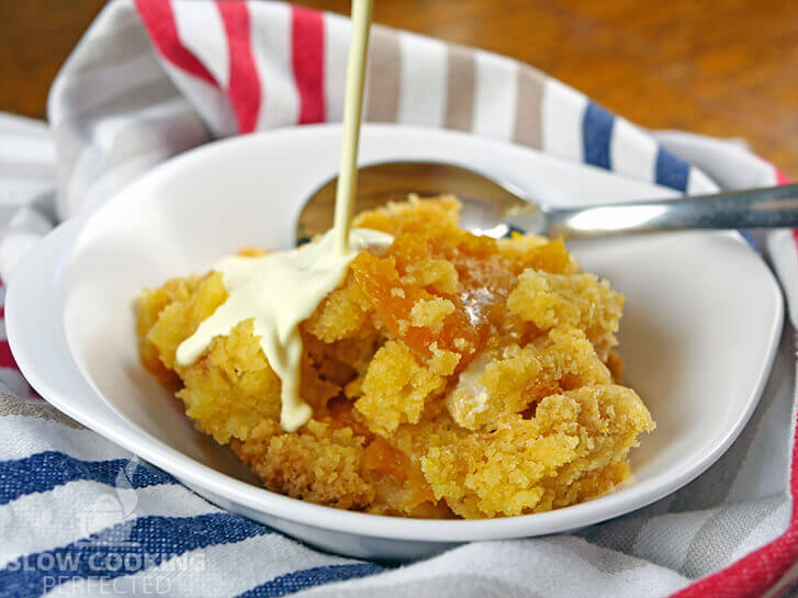 Apricot Cake with Cream