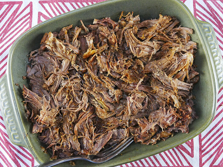 Pulled Beef using chuck roast or brisket