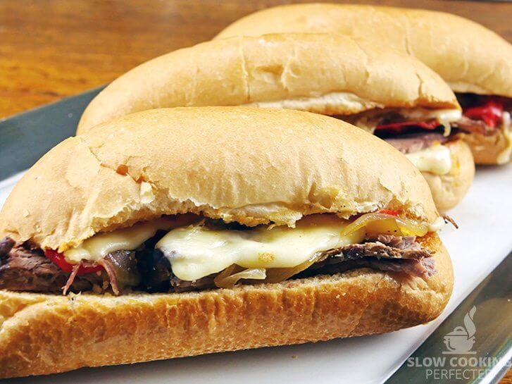 Slow Cooker Philly Cheesesteak