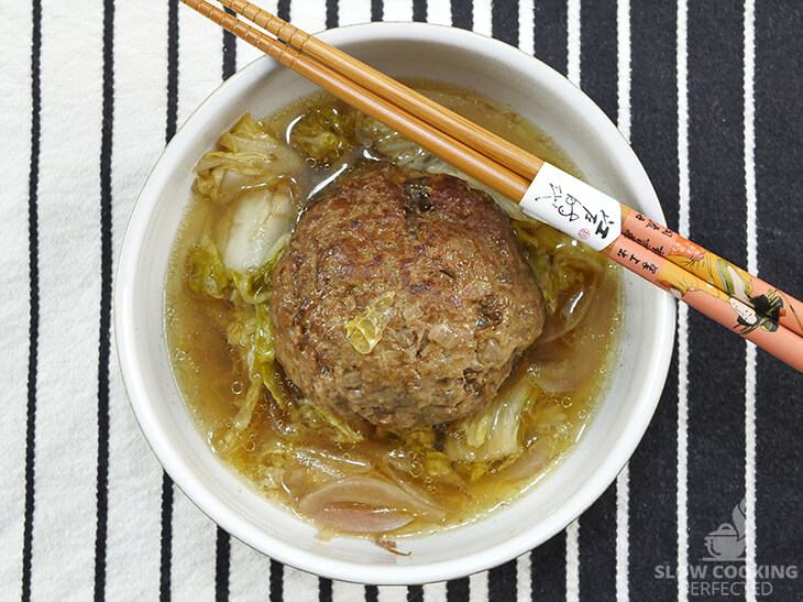 Braised Lion's Head Meatballs with Cabbage