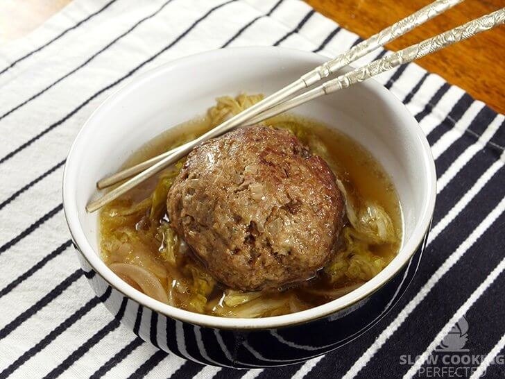 Slow Cooker Lion's Head Meatballs