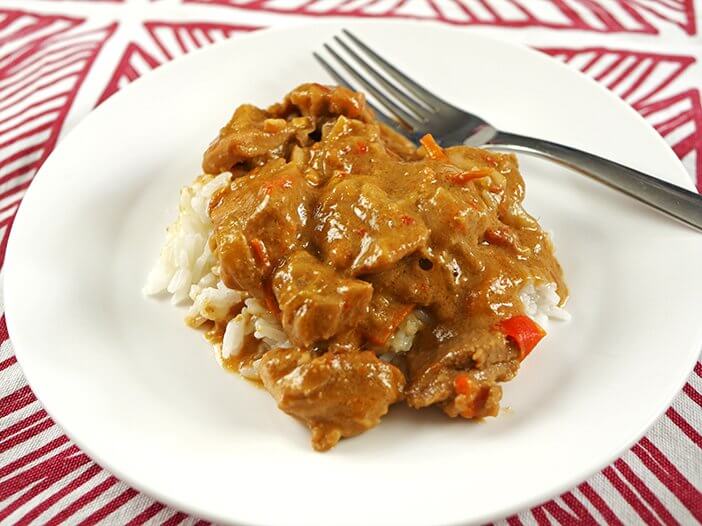 Slow Cooker Satay Chicken