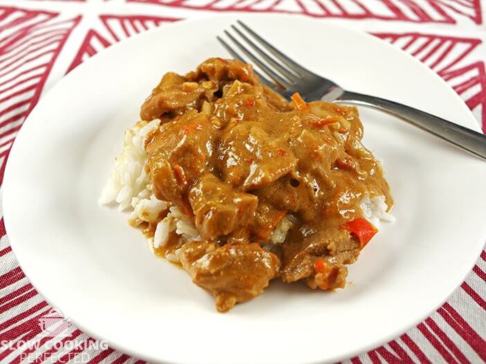 Slow Cooker Satay Chicken