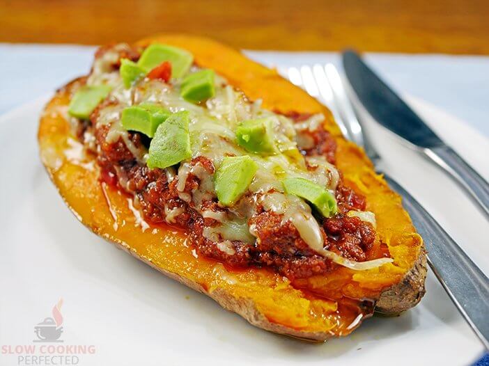 Slow Cooker Baked Sweet Potatoes